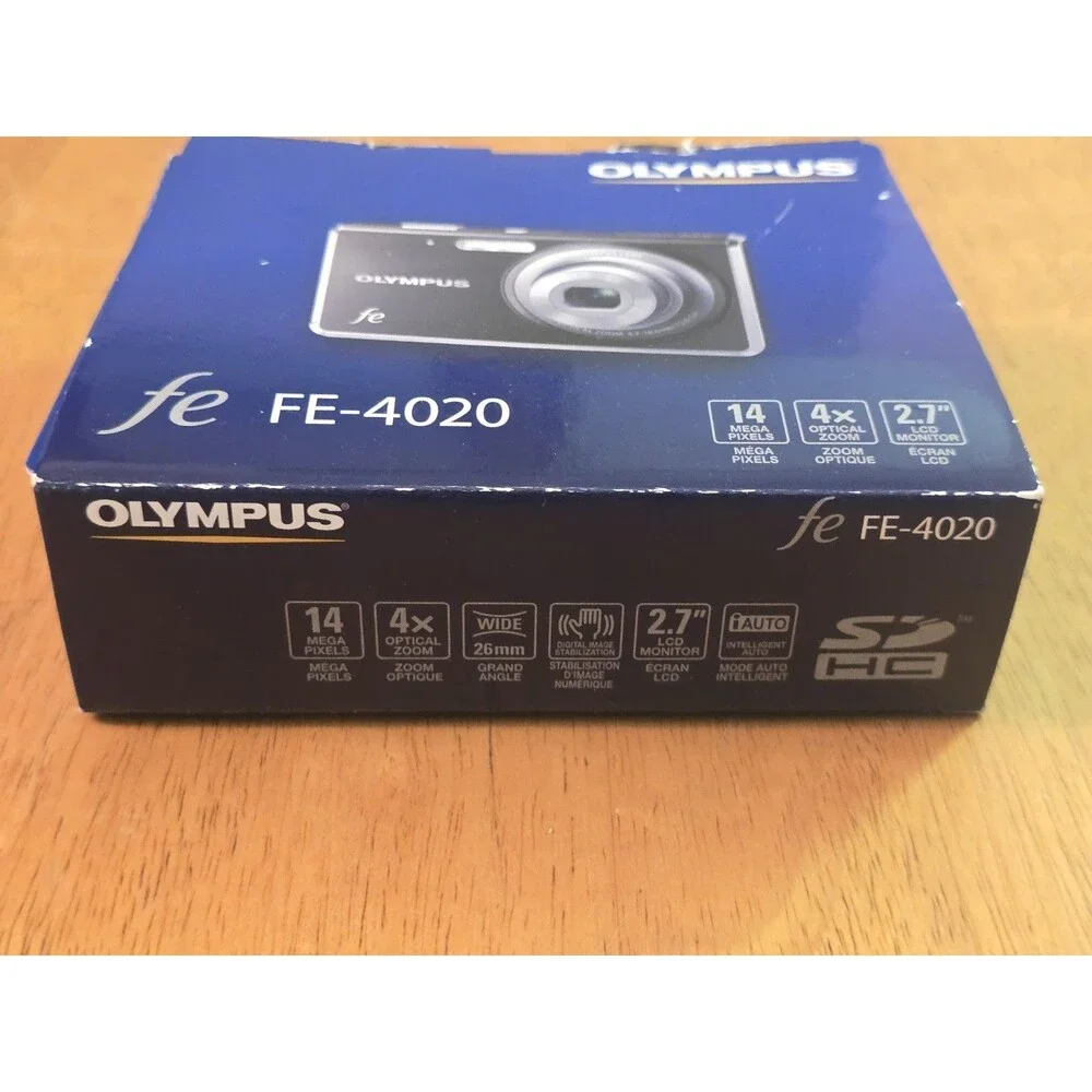 Olympus FE-4020 Digital Camera 14MP UNUSED Open Box Complete Set + 16GB SD Card